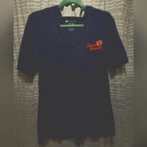 Womens short sleeve Auburn Tigers hoodie